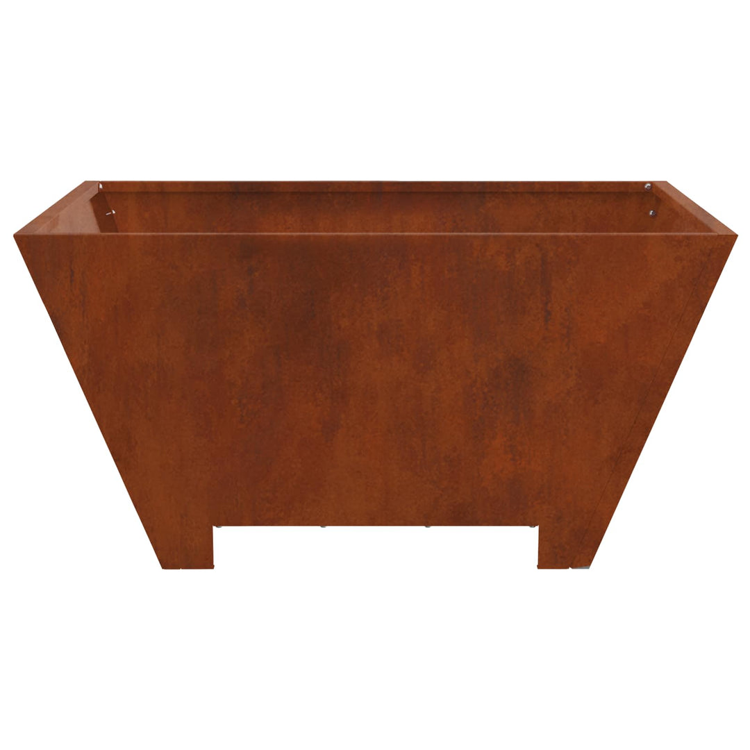 Bålsted Brun 60 x 60 x 30 cm Vejrbestandigt Stål