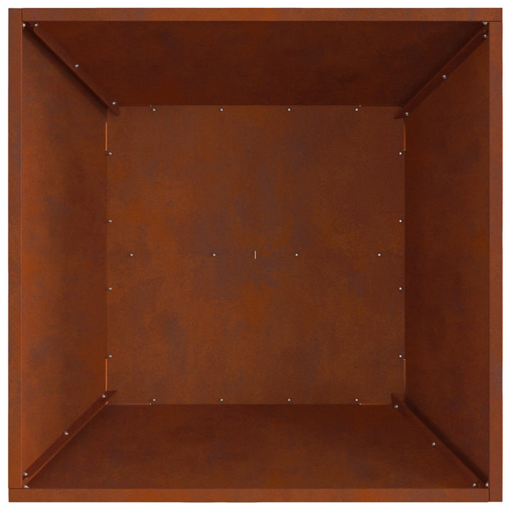 Bålsted Brun 60 x 60 x 30 cm Vejrbestandigt Stål