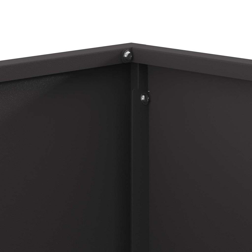 Bålsted Sort 80 x 80 x 40 cm Stål