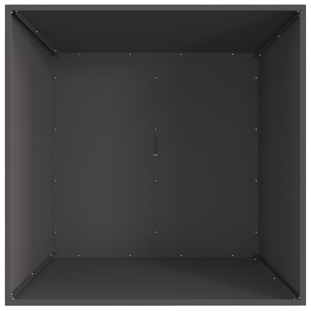 Bålsted Sort 80 x 80 x 40 cm Stål
