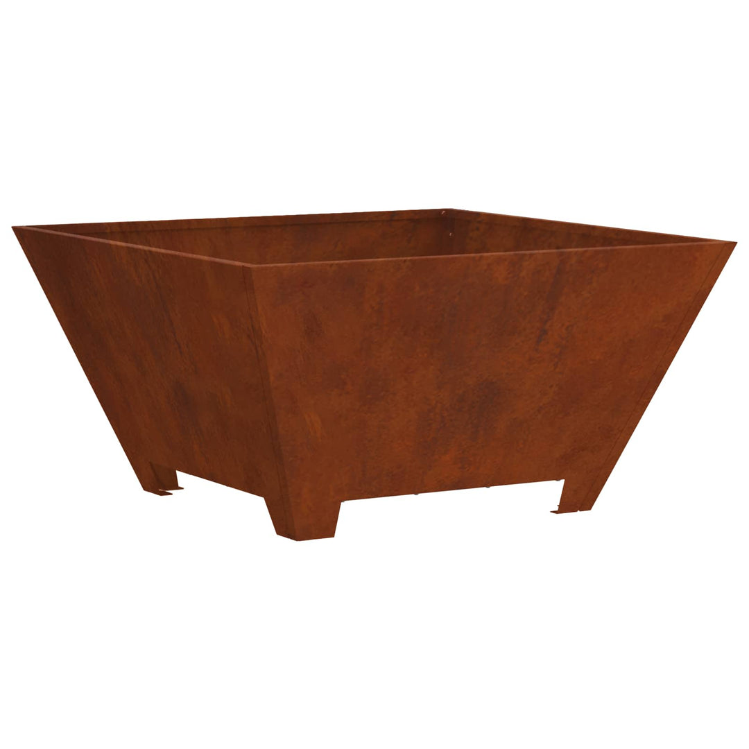 Bålsted Brun 80 x 80 x 40 cm Cortenstål