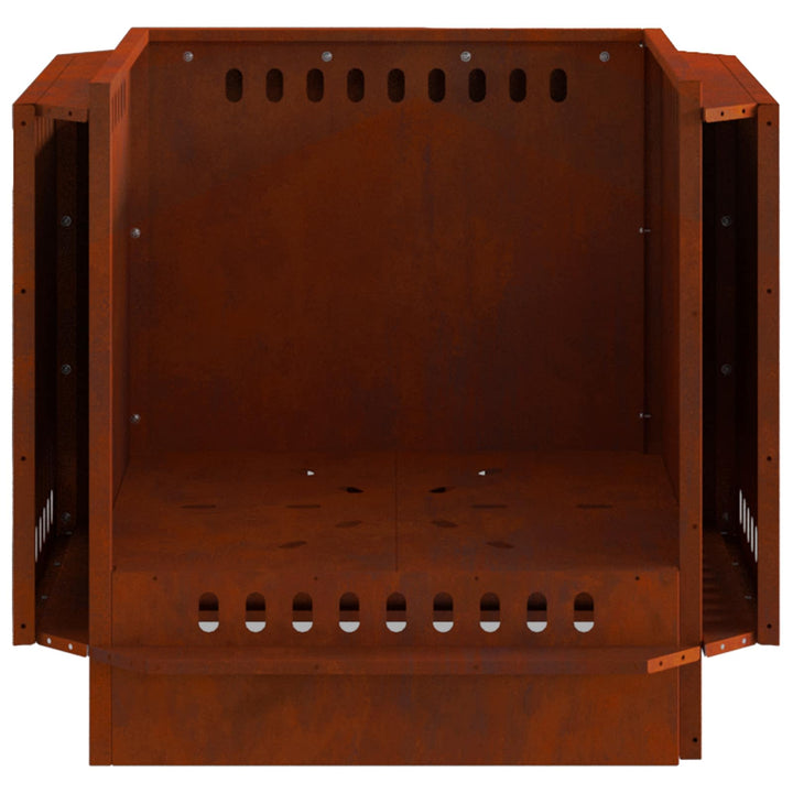 Røgfri ildsted Brun 58 x 58 x 51 cm Cortenstål