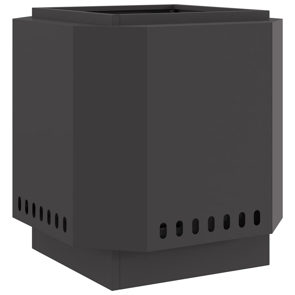 Røgfri ildsted Sort 48 x 48 x 51 cm Stål