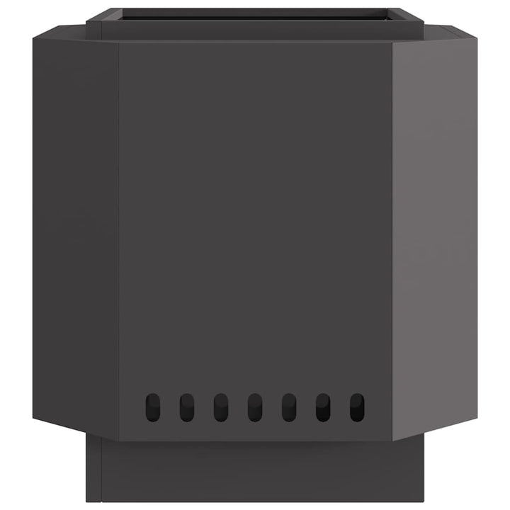 Røgfri ildsted Sort 48 x 48 x 51 cm Stål