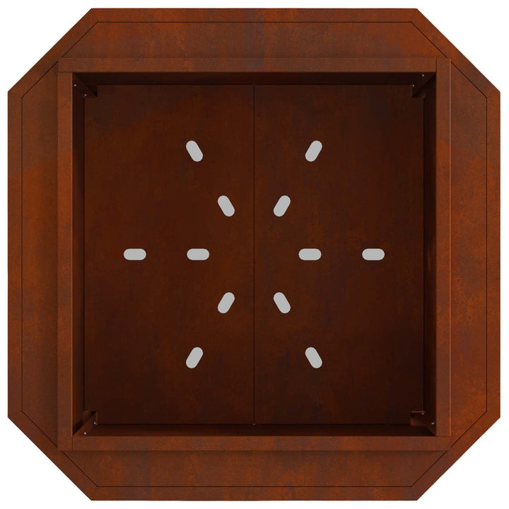 Røgfri ildsted Brun 48 x 48 x 51 cm Cortenstål