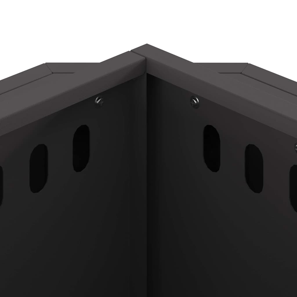 Røgfri ildsted Sort 38 x 38 x 51 cm Stål