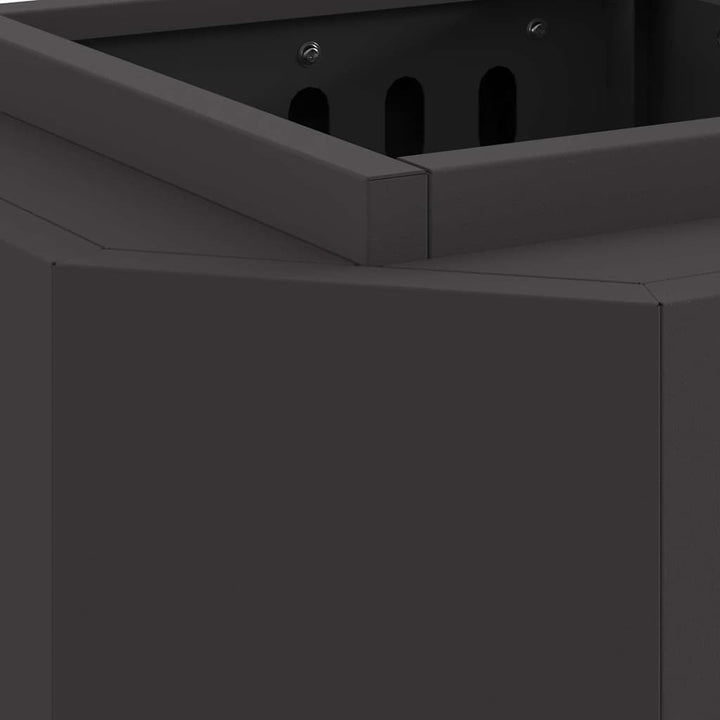 Røgfri ildsted Sort 38 x 38 x 51 cm Stål