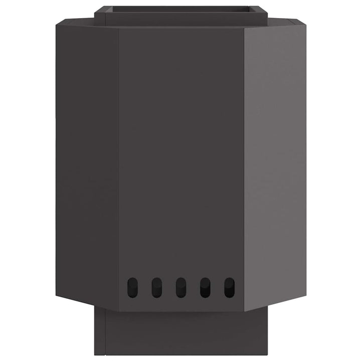 Røgfri ildsted Sort 38 x 38 x 51 cm Stål