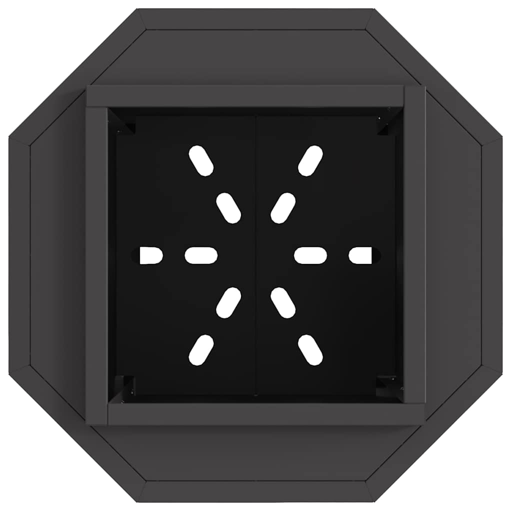 Røgfri ildsted Sort 38 x 38 x 51 cm Stål