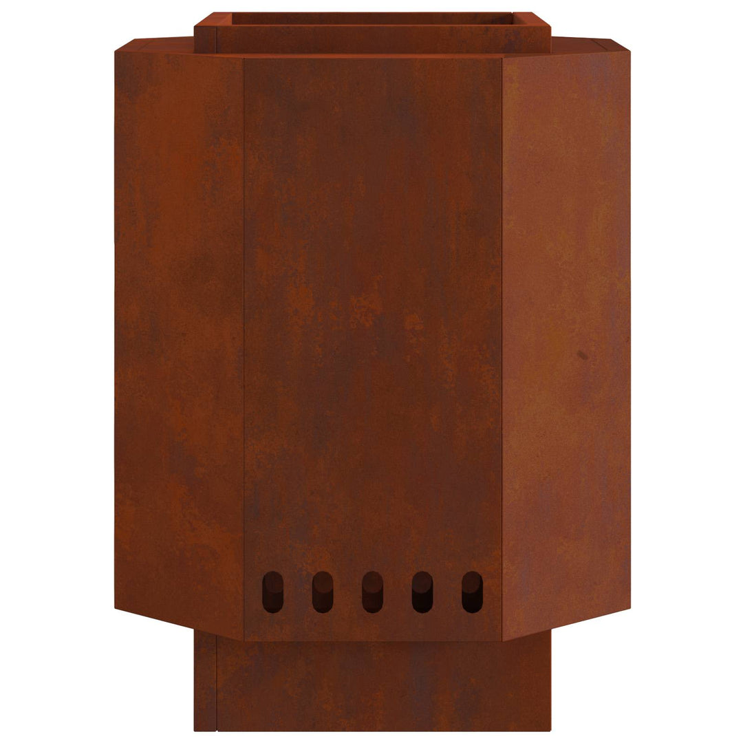 Røgfri ildsted Brun 38 x 38 x 51 cm Cortenstål