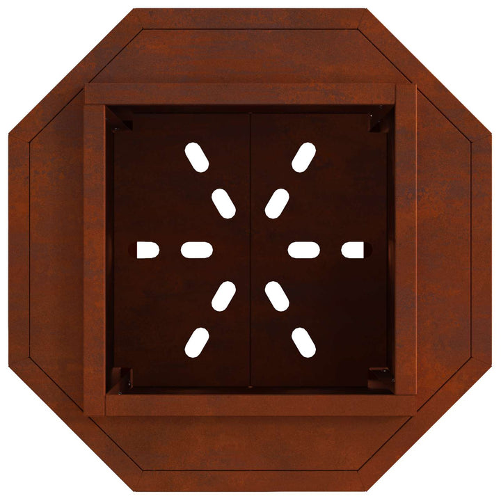 Røgfri ildsted Brun 38 x 38 x 51 cm Cortenstål