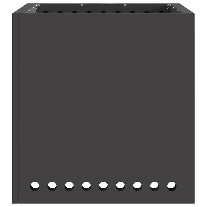 Røgfri ildsted Sort 48 x 48 x 50 cm Stål