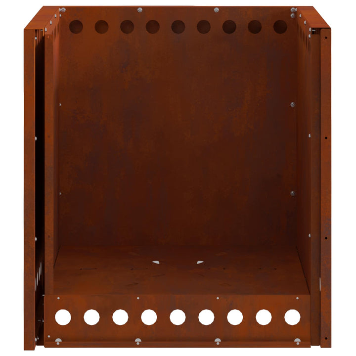 Røgfri ildsted Brun 48 x 48 x 50 cm Cortenstål