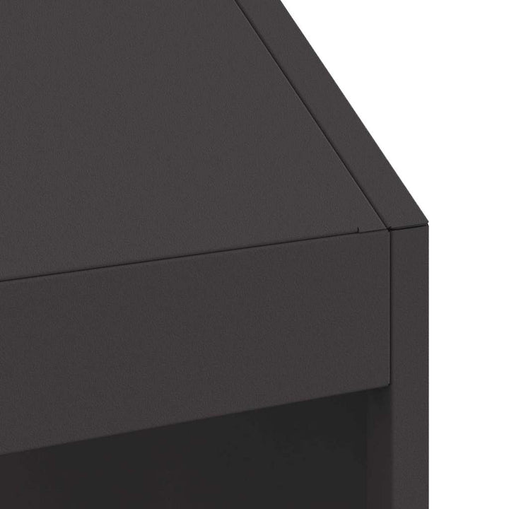 Bålsted Sort 50 x 50 x 100 cm Stål