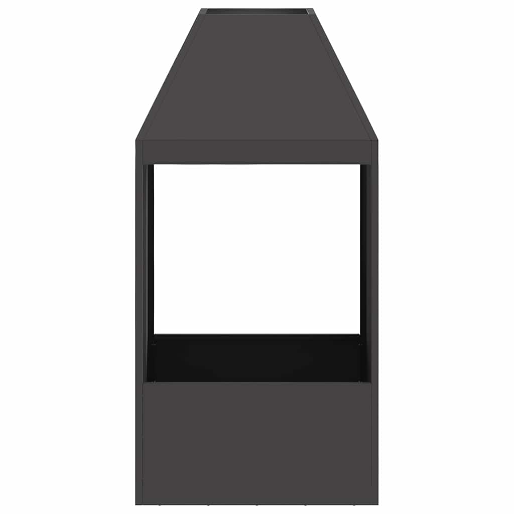 Bålsted Sort 50 x 50 x 100 cm Stål