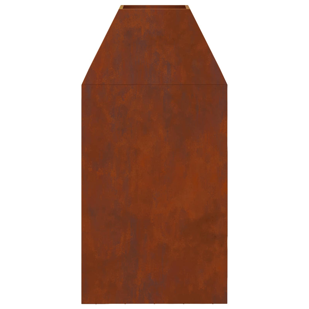 Bålsted Brun 50 x 50 x 100 cm Cortenstål