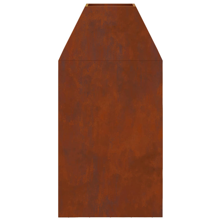 Bålsted Brun 50 x 50 x 100 cm Cortenstål