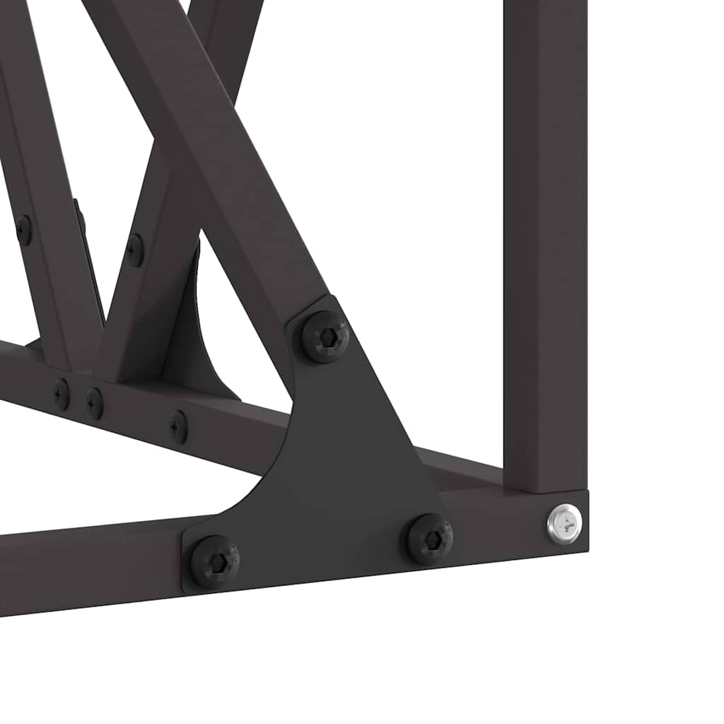 Bålsted Sort 50 x 50 x 35 cm Stål