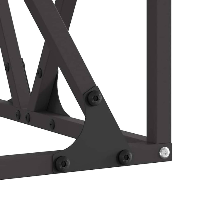 Bålsted Sort 50 x 50 x 35 cm Stål