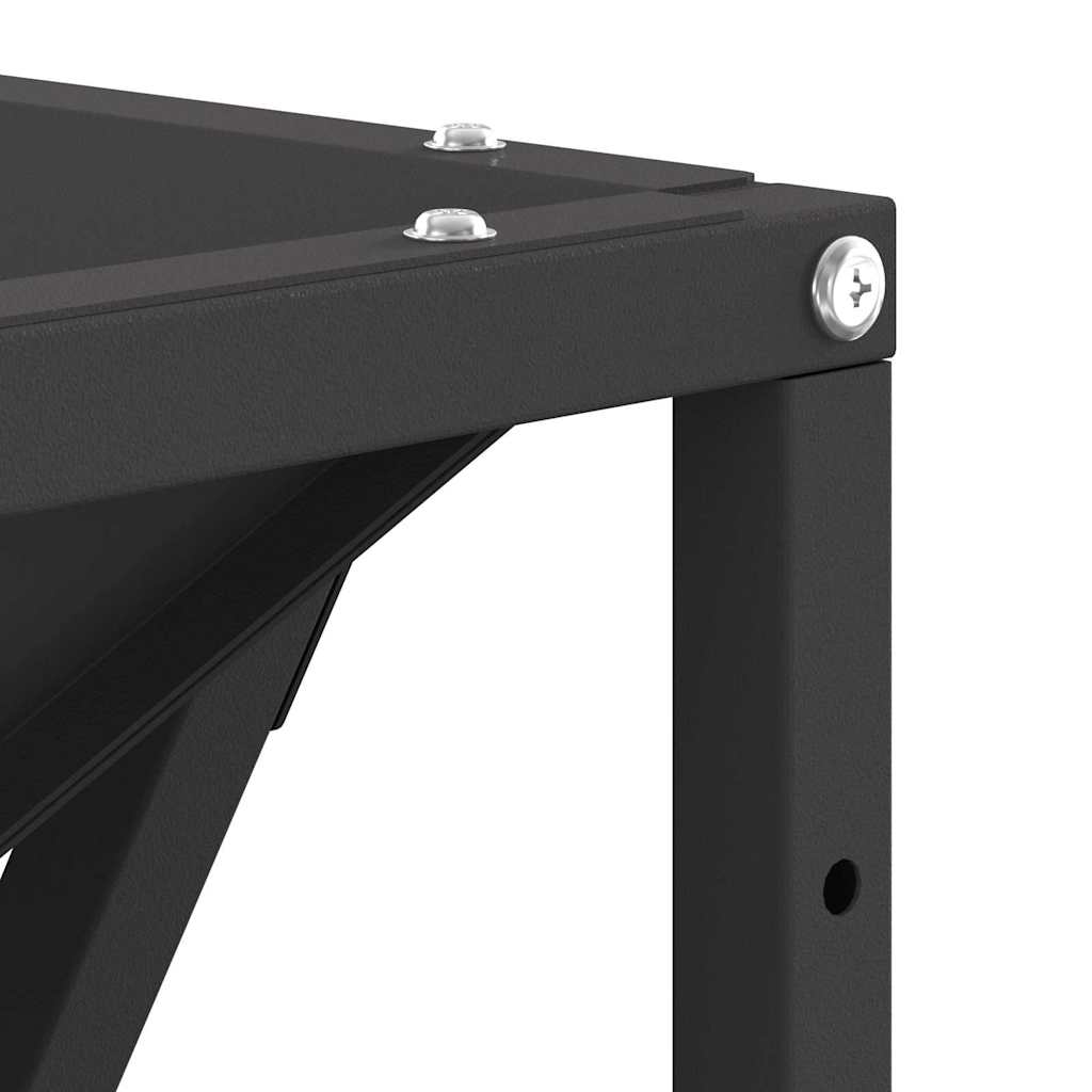 Bålsted Sort 80 x 80 x 40 cm Stål