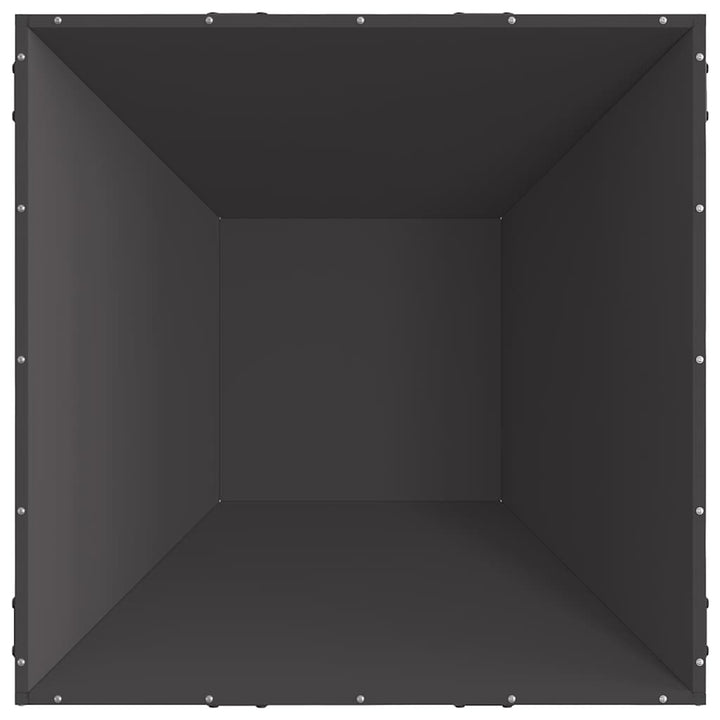 Bålsted Sort 80 x 80 x 40 cm Stål