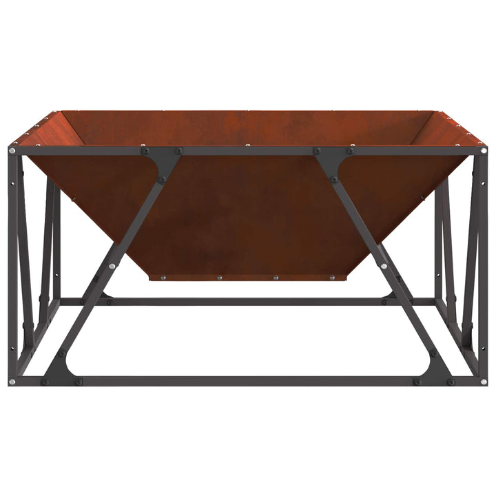 Bålsted Brun 80 x 80 x 40 cm Cortenstål