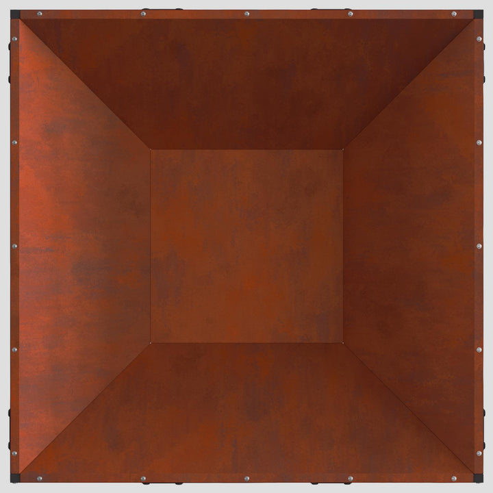 Bålsted Brun 80 x 80 x 40 cm Cortenstål