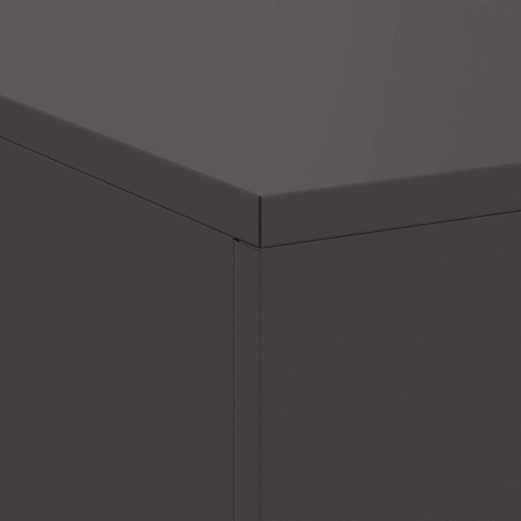 Bålsted Sort 100 x 100 x 30 cm Stål