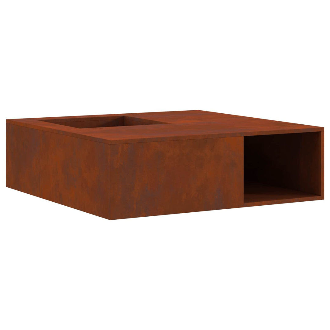 Bålsted Brun 100 x 100 x 30 cm Cortenstål