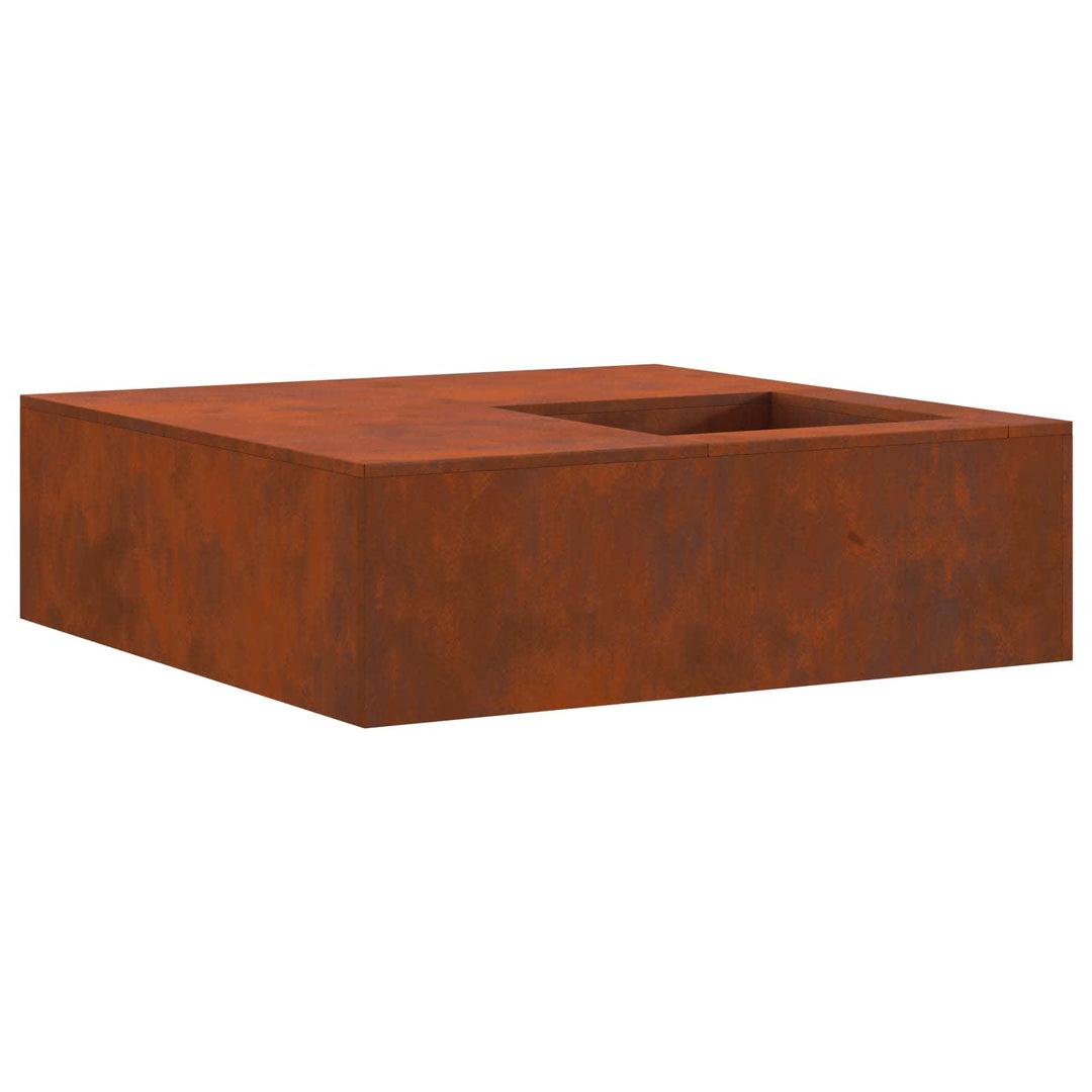 Bålsted Brun 100 x 100 x 30 cm Cortenstål