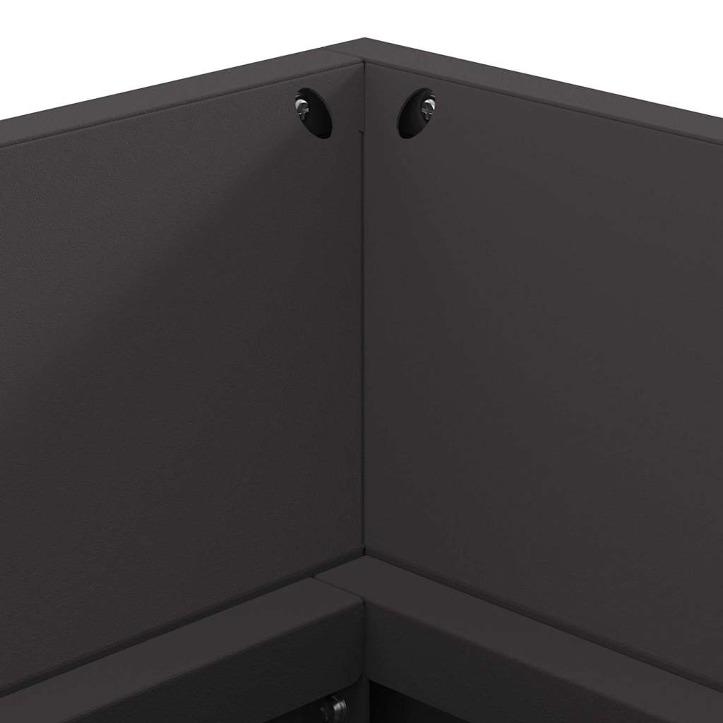 Bålsted Sort 160 x 45 x 35 cm Stål