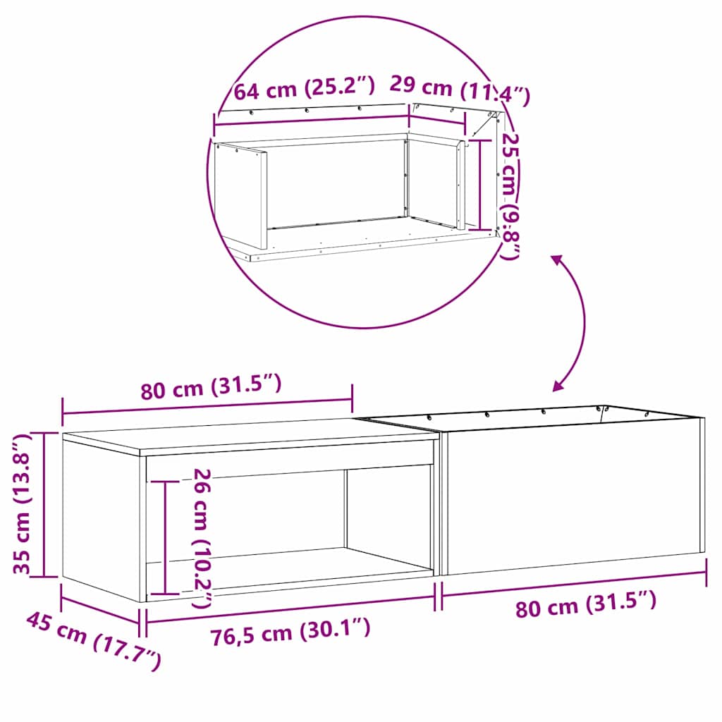Bålsted Sort 160 x 45 x 35 cm Stål