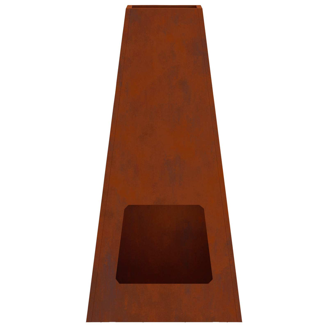 Bålsted Brun 50 x 35 x 100 cm Cortenstål