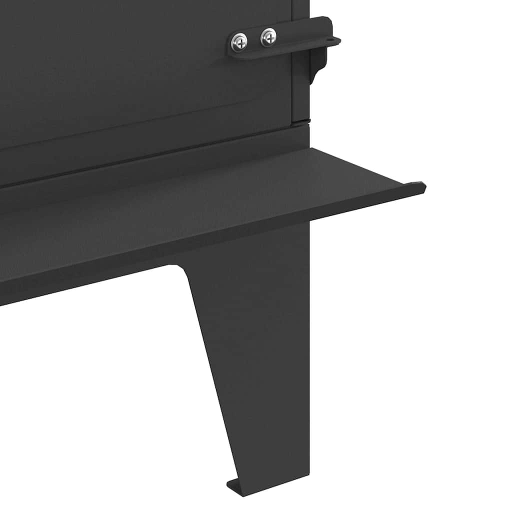 Campingkomfur Sort 35 x 50 x 60 cm Koldvalset stål