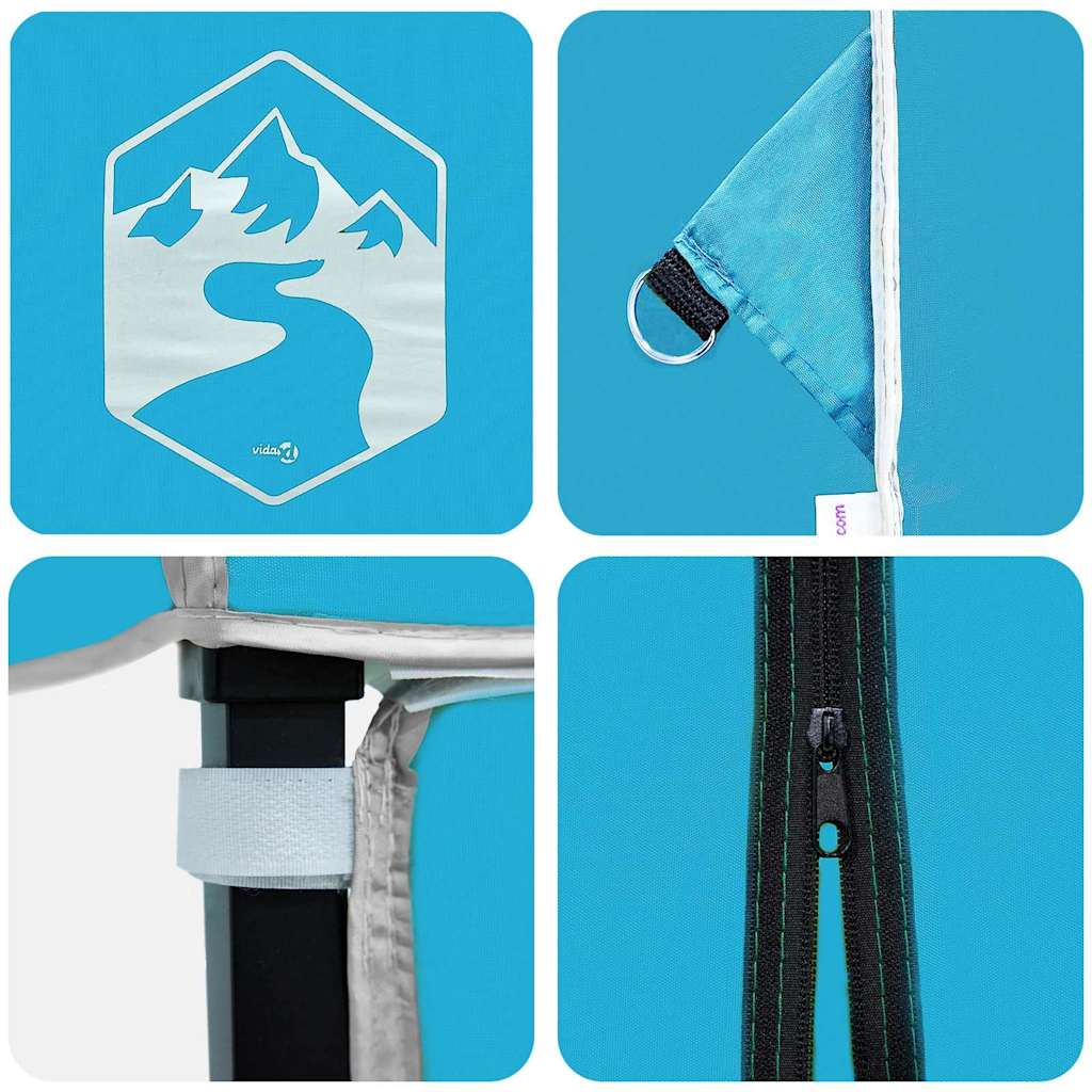 Canopy Tent Blå 243 x 243 x 251 cm Stof