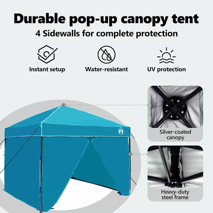 Canopy Tent Blå 243 x 243 x 251 cm Stof