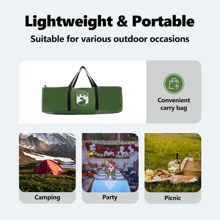 Canopy Tent Grøn 243 x 243 x 251 cm Stof
