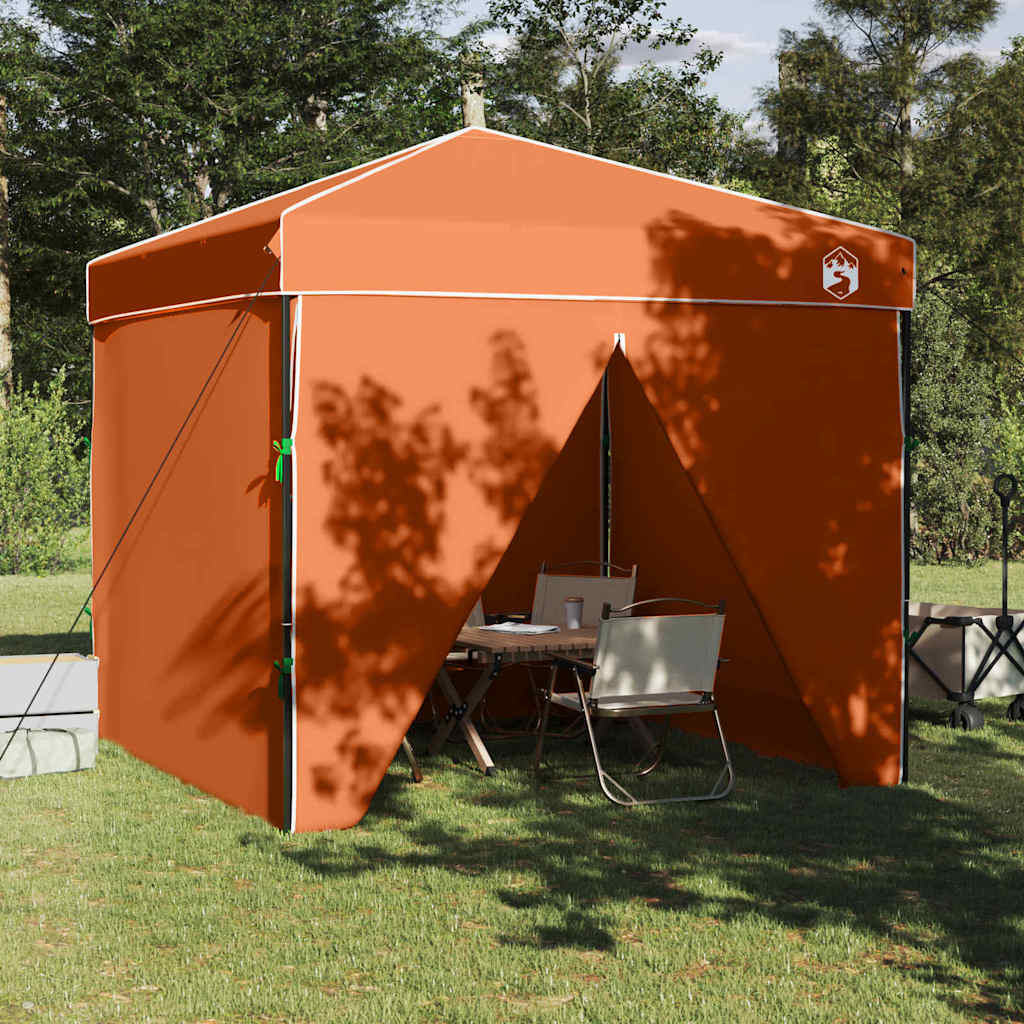 Canopy Tent Orange 243 x 243 x 251 cm Stof