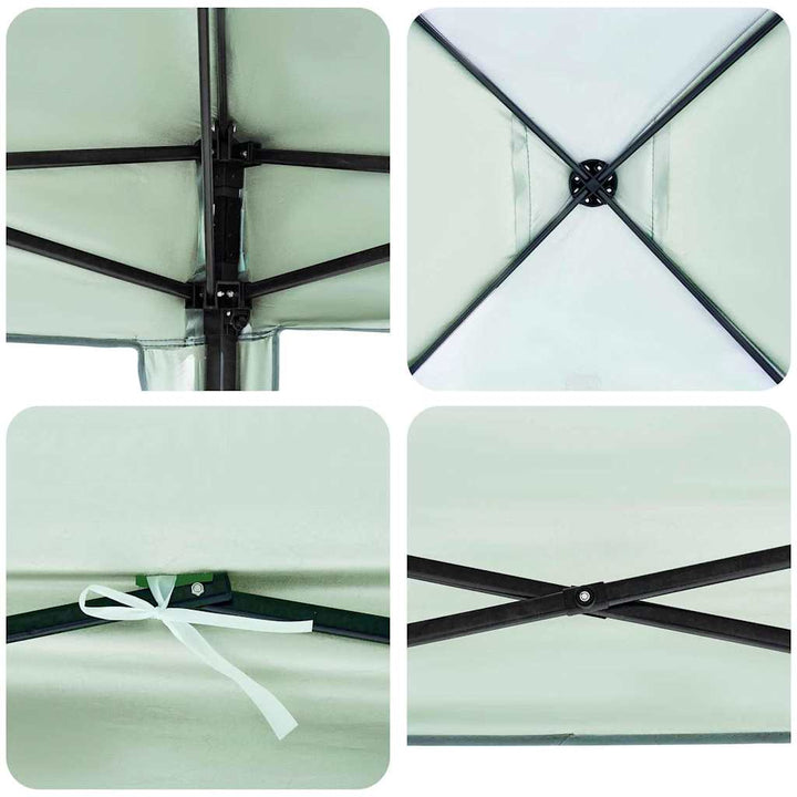 Canopy Tent 290 x 290 x 251 cm Grøn Stof
