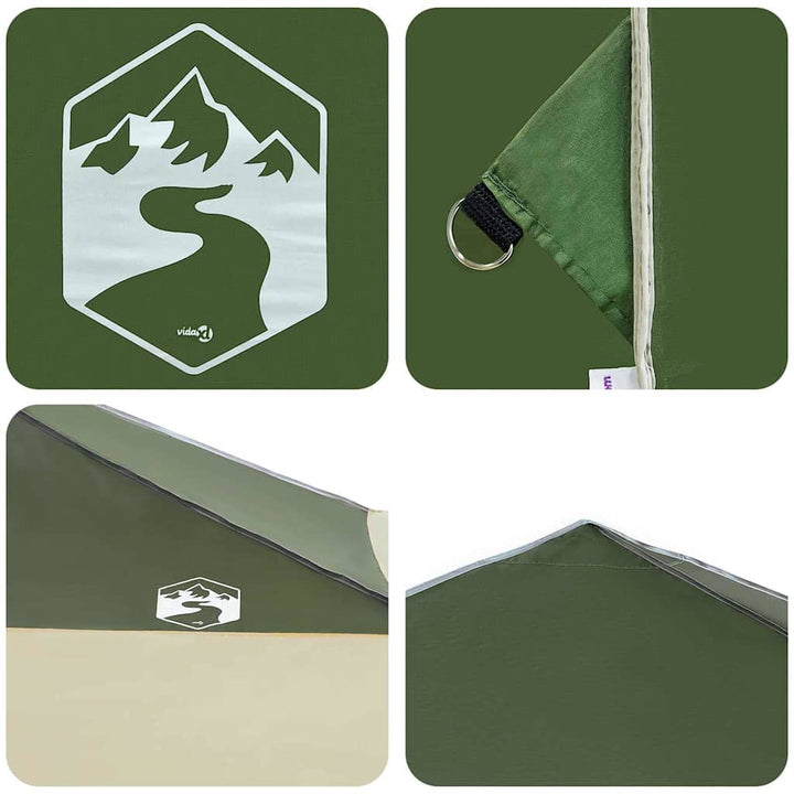 Canopy Tent 395 x 395 x 251 cm Grøn Stof
