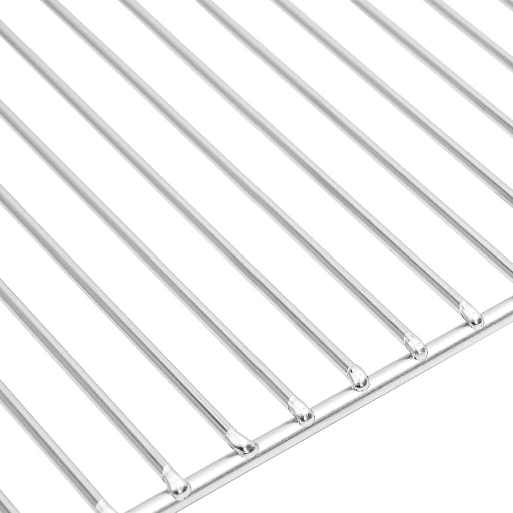 Grillrist 50 x 35 cm Rustfrit stål Sølv