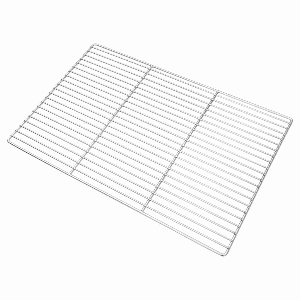 Grillrist 60 x 40 cm Rustfrit stål Sølv