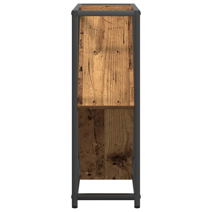 Vinfad Gammelt træ 51 x 18 x 52,5 cm Konstrueret træ