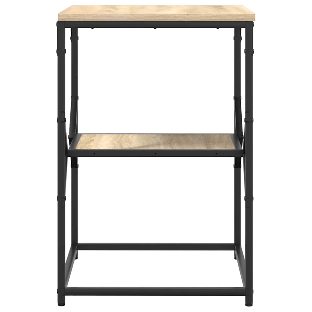 Sidebord Sonoma eg 41 x 40 x 60 cm Ingeniørtræ og stål