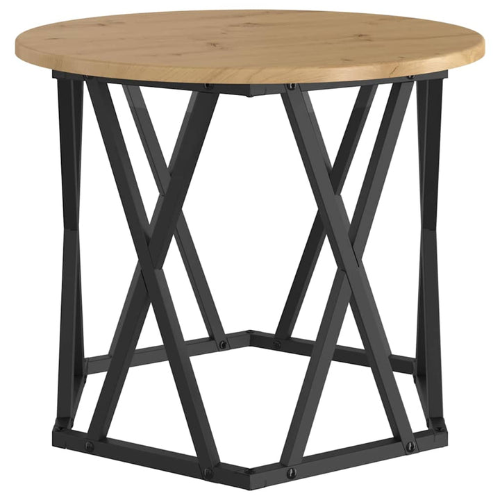 Sidebord 2 pcs Artisan Egetræ 50 x 50 x 40 cm
