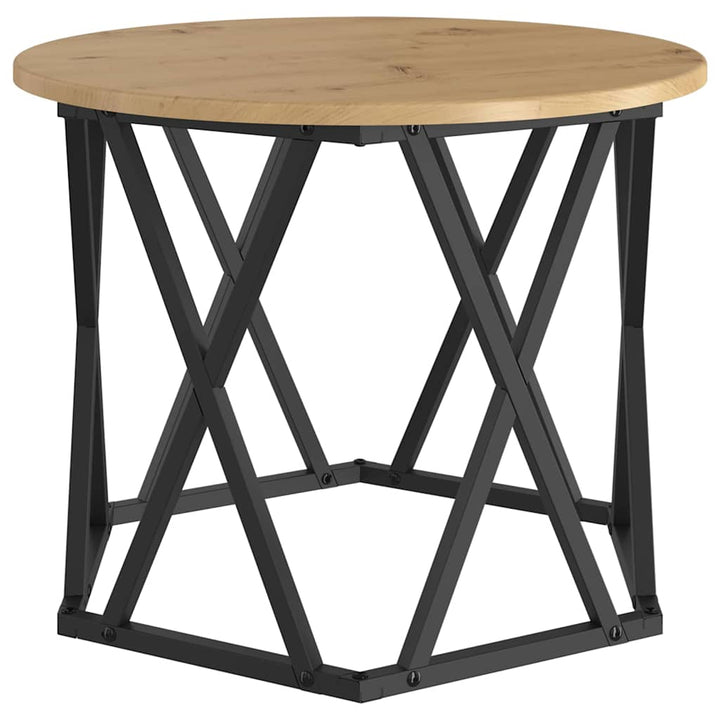 Nesting Sidebord 3 pcs Artisan Egetræ 53 x 53 x 40 cm