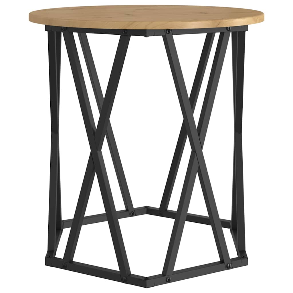 Sofabord 2 pcs Artisan Egetræ Ingeniørtræ og stål