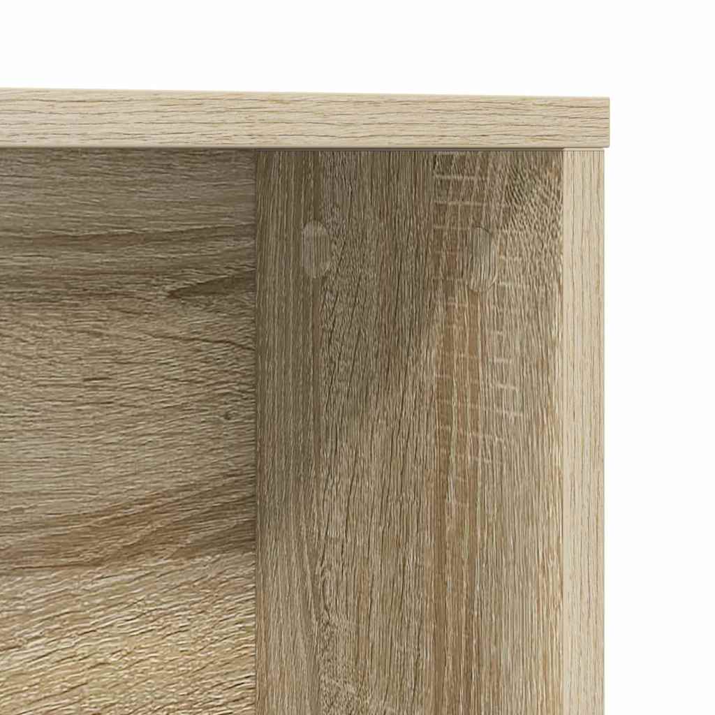 Bord med hylde Sonoma eg 91 x 50 x 149 cm Konstrueret træ