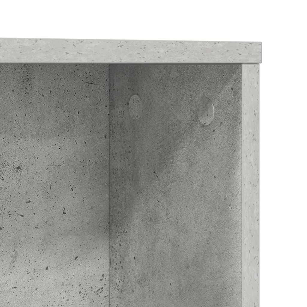 Bord Beton Grå 91 x 50 x 149 cm Konstrueret træ