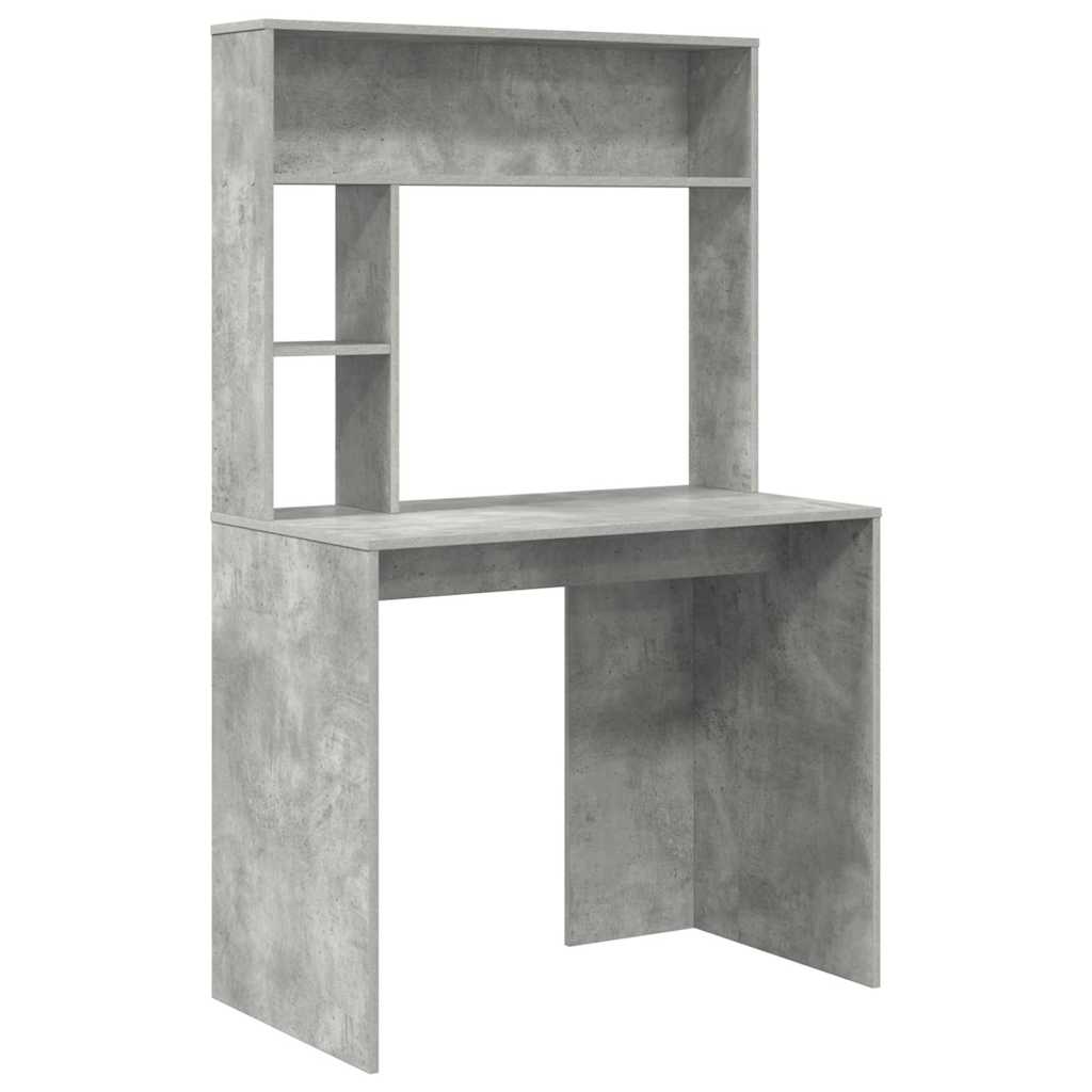 Bord Beton Grå 91 x 50 x 149 cm Konstrueret træ